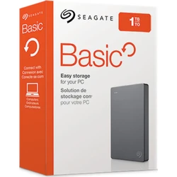 Seagate Εξωτερικός Σκληρός Δίσκος Basic USB 3.0 USB 2.0 1TB 2.5 Μαύρο