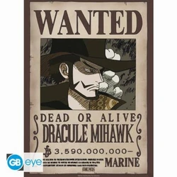 GB eye Children's Poster One Piece - Mihawk Wanted Poster 38x52 cm (GBYDCO627)