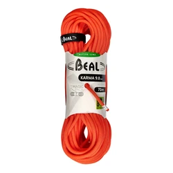 Beal Karma Δυναμικό Σχοινί Ορειβασίας 9.8 mm 70 m Πορτοκαλί