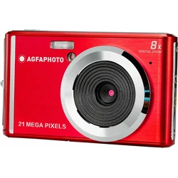 AgfaPhoto DC5200 Compact Φωτογραφική Μηχανή 21MP 2.4'' LCD Κόκκινη
