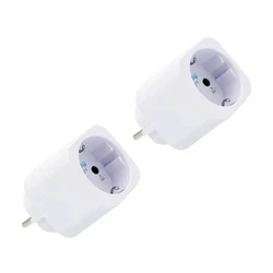Shelly Plug M Gen3 2τεμ. - Έξυπνο Μονόπριζο 13A Λευκό