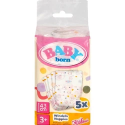 Zapf Creation Baby Born Printed Diapers 5τμχ