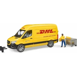 BRUDER Φορτηγάκι Mercedes‑Benz Sprinter DHL με οδηγό (κίτρινο)