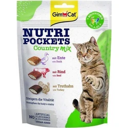 GimCat Nutri Pockets Country Mix 150 g - Λιχουδιές για Γάτες