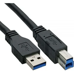 LINDY USB 3.0 Cable USB-A Male to USB-B Male, 2 m, Black