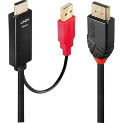 Lindy Καλώδιο mini DisplayPort αρσενικό - HDMI αρσενικό 2m Μαύρο (41426)