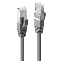 Lindy S/FTP Cat.6 Καλώδιο Δικτύου Ethernet Patchcord 1m Γκρι (47212)