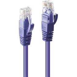 Lindy U/UTP Cat.6 (Gigabit) Καλώδιο Δικτύου Ethernet 0.5 m Μωβ - 48121