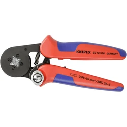 Knipex Αυτορυθμιζόμενη Πρέσα Ακροδεκτών (Μήκος 180 mm) 97 53 04
