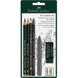 FABER-CASTELL Σετ PITT Graphite BK (7 τεμάχια)