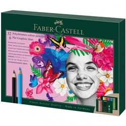 Faber Castell Σετ Ζωγραφικής Polychromos Pitt Graphite Matt