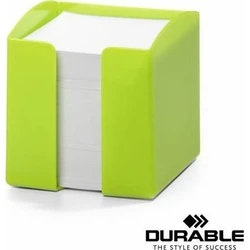 DURABLE TREND Zettelkasten πράσινο - θήκη με 800 φύλλα 90x90 mm