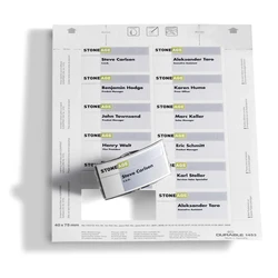 DURABLE Badgemaker ενθέσιμες ετικέτες 40x75 mm 240 τεμ. λευκό
