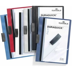 DURABLE Duraquick Clip Folder for 1-20 Sheets, White