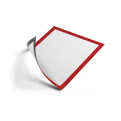 DURABLE Duraframe Magnetic A4 Info Frames, 5 pcs, Red