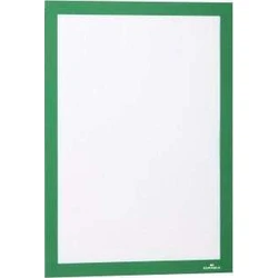 DURABLE Duraframe αυτοκόλλητο πλαίσιο πληροφοριών A4 2 τεμ. πράσινο