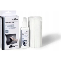 DURABLE SCREENCLEAN SET - Σετ καθαρισμού οθόνης (σπρέι και πανί μικροϊνών)