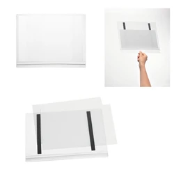 DURABLE VarioWall 5 σύστημα προβολής τοίχου, κόκκινο, A4