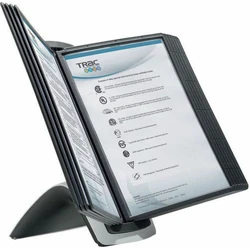 DURABLE SherpaStyleTable tabletop display system A4 with 10 black panels