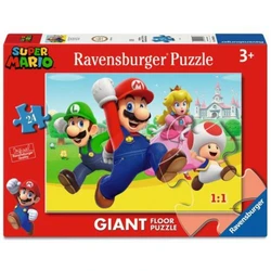 Ravensburger Puzzle Giant Floor Puzzle Super Mario What a Team 24pcs