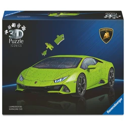 Ravensburger Παζλ 3D Iconics Lamborghini Huracan Evo 108 τεμαχίων