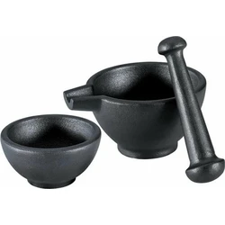 Είδη κουζίνας Zassenhaus Mortar Set 3pcs. Cast Iron