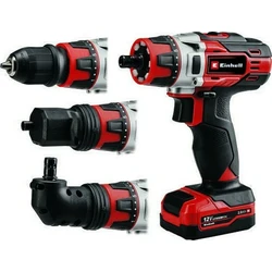Einhell TE‑CD 12/1 3X‑Li 12V Ασύρματο Δραπανοκατσάβιδο Σετ (1x 2.0 Ah)