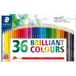 STAEDTLER Έγχρωμα Μολύβια Ergo Soft - 36 τεμάχια