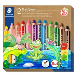 STAEDTLER Noris junior 12 τεμάχια 3in1 + Ξύστρα