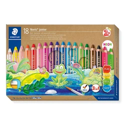 Ξυλομπογιές STAEDTLER Noris junior - 18 τεμάχια