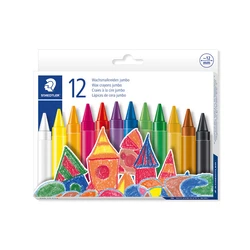 STAEDTLER Noris Jumbo Wax Crayons 12-piece set (12 mm)