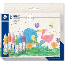 STAEDTLER Πολύχρωμες Τέμπερες Pearl Noris 6 τεμ.