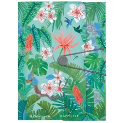 Herlitz Elastic Folder PP A4 - Ladylike Jungle