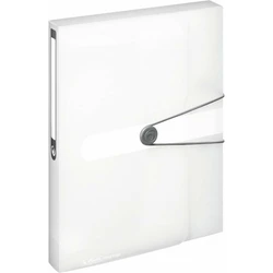 Herlitz Sammelbox κουτί συλλογής A4 PP 4,0 cm με ελαστικό (διαφανές χρώμα)
