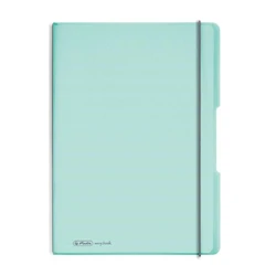 Herlitz my.book flex A4 τετράδιο PP 2x40 φύλλα καρό/γραμμή μίντζ