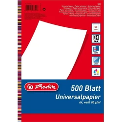 Herlitz Universalpapier A4 80g 500 φύλλα λευκό