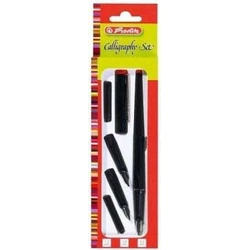 Herlitz Σετ Καλλιγραφίας Standard - Πένα με 3 μύτες (1,1 / 1,5 / 2,3 mm), Μαύρο