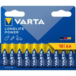 Varta Longlife Power Αλκαλικές Μπαταρίες AA 1.5V 10 τεμάχια