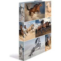 HERMA A4 Ring Binder with 2 Rings, 'Horses' 2D