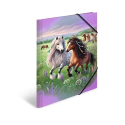 HERMA Sammelmappen A3 Karton 'Pferdewelt' (Horses) Collection Folder