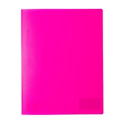 HERMA A4 Neon Pink Polypropylene Fast Folder (Schnellhefter), 3 pcs