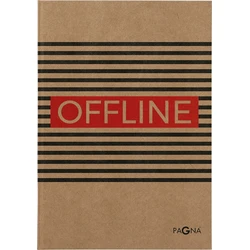 PAGNA Notizbuch A4 Offline 160S - Τετράδιο A4 με ριγέ σελίδες, 160 φύλλα