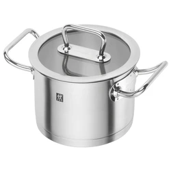Βαθιά Ανοξείδωτη Κατσαρόλα 2lt / 16cm