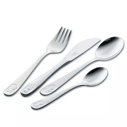 Zwilling J.A. Henckels Baby Cutlery Set Metal Grey 4 pcs