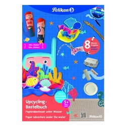 Pelikan Upcycling Craft Book with Stickers – Ocean World, A4