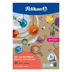 Μπλοκ σχεδίου και χειροτεχνίας Pelikan A4 120 g/m², 20 φύλλα, FSC Mix
