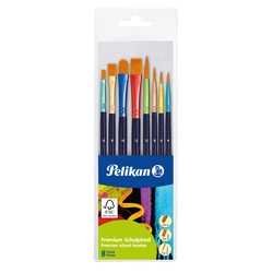 Pelikan Premium Paint Brush Set PI8/PB, 8-piece