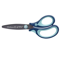 Pelikan griffix School Scissors 14 cm Right-Handed Round Tip Blue