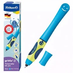 Pelikan griffix Ink Pen Right-Handed Neon FreshBlue (folding box)