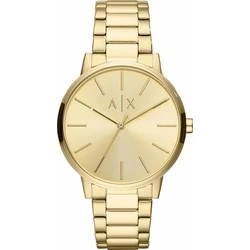 Armani Exchange Cayde Ανδρικό Ρολόι 42mm Μπαταρίας με Χρυσό Μεταλλικό Μπρασελέ AX2707